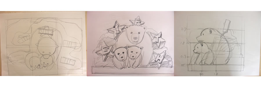 scketch for sculpture